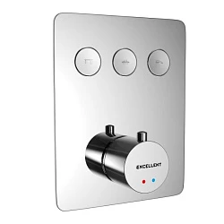 Термостатический смеситель Excellent Krotos Chrome AREX.8046CR для ванны, хром