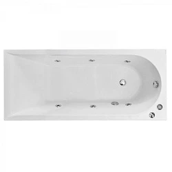 Акриловая ванна AM.PM Spirit 150x70 с гидромассажем W72W-150-070W1D белая глянцевая