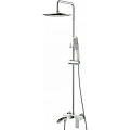 Душевая стойка Gappo G2448-8 хром / белый