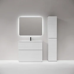 Тумба под раковину Sancos Folk Floor 100 FL100FW напольная, Bianco