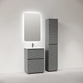 Тумба под раковину Sancos Folk Floor 60 FL60FES напольная, Ergraut soft