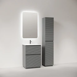 Тумба под раковину Sancos Folk Floor 60 FL60FES напольная, Ergraut soft