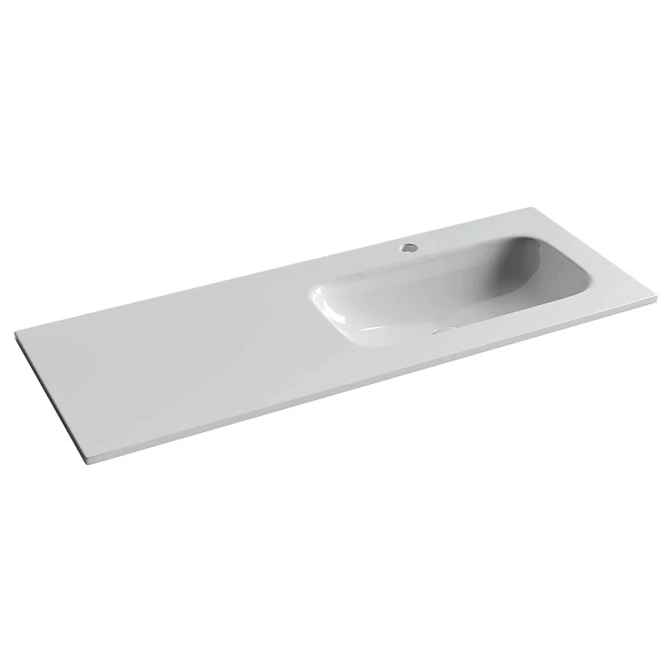 Раковина встраиваемая Ceramica Nova Grace 120 см CN7021 белая глянцевая