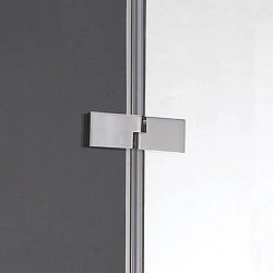 Душевой уголок Cezares Bergamo 120x100см BERGAMO-W-AH-1-120/100-P-Cr-L профиль хром, стекло рифленое