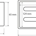 Полка Bemeta Cytro 102308226 для душа, хром