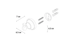 Крючок Fixsen Bogema FX-78505 хром
