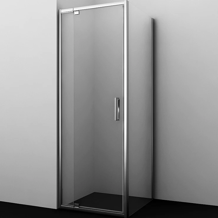Душевой уголок Wasserkraft Berkel 80x100см 48P29 профиль хром, стекло прозрачное