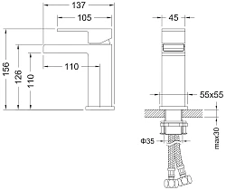 Смеситель для раковины Timo Selene 2161/00F хром