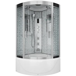 Душевая кабина Niagara Luxe 90x90см NGL-7790W профиль хром