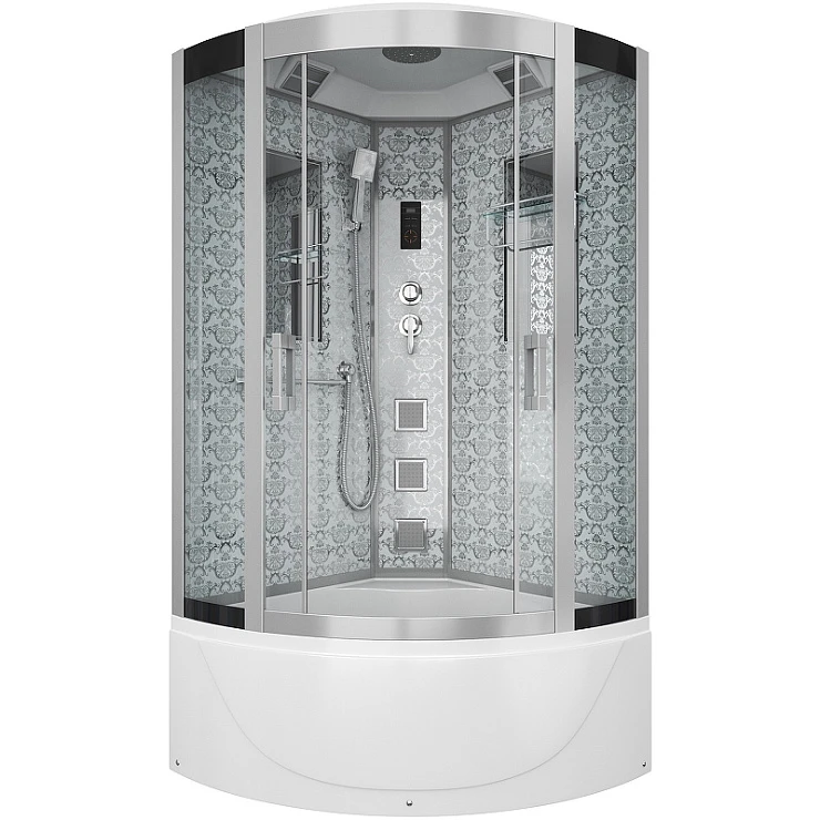 Душевая кабина Niagara Luxe 90x90см NGL-7790W профиль хром