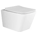 Унитаз подвесной Ceramica Nova Metric CN3007 белый глянец