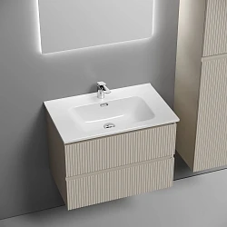 Тумба под раковину Sancos Snob T 70 SNT70CE бежевая матовая