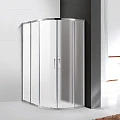 Душевой уголок Cezares Molveno 120x100см MOLVENO-RH-2-120/100-P-Cr профиль хром, стекло рифленое