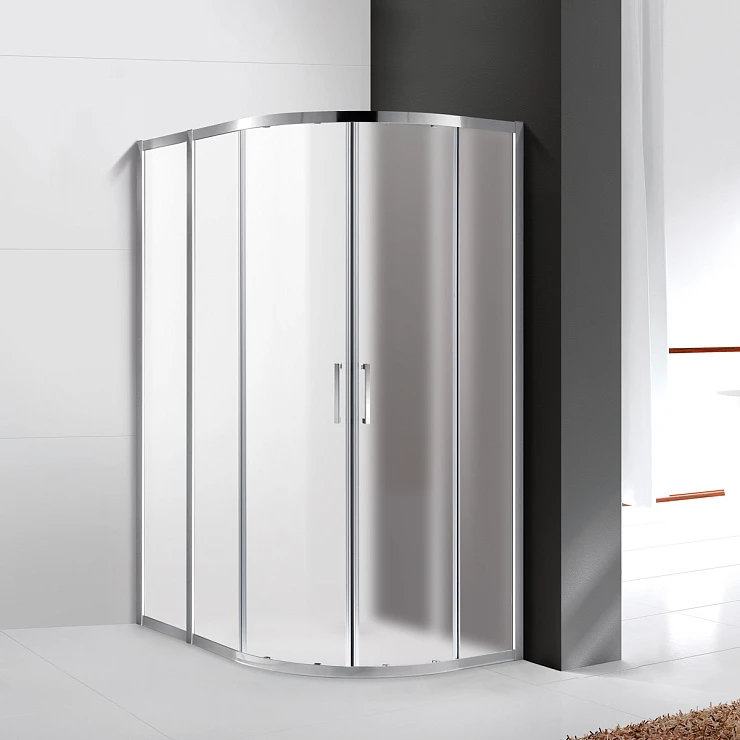 Душевой уголок Cezares Molveno 120x100см MOLVENO-RH-2-120/100-P-Cr профиль хром, стекло рифленое