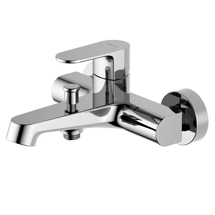 Смеситель для ванны с душем Aquatek Оберон AQ1240CR хром