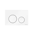 Кнопка смыва Ceramica Nova Balance Circle CN12-001W белая глянцевая