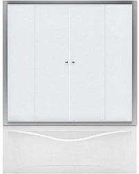 Шторка на ванну Aquanet AQ5 160, узорчатое стекло