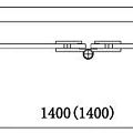 Душевая дверь в нишу Aquanet Beta 140см R NWD6221  профиль хром, стекло прозрачное