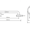 Поручень Bemeta 301101201