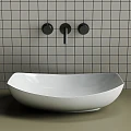 Раковина накладная Ceramica Nova Element CN5016 белая глянцевая