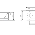 Каркас для ванны AM.PM Spirit W72A-170-070W-R2 серый