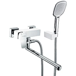 Универсальный смеситель Wasserkraft Aller 1062LWHITE хром / белый