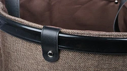 Корзина для белья с ручками Fixsen FX-1034 коричневая