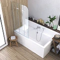 Акриловая ванна BERGES TARI 180x80 050029 белая глянцевая