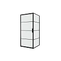 Душевой уголок Bravat Blackline 90x90см BS090.2115B профиль черный, стекло прозрачное