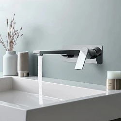 Смеситель для раковины Aquatek Лира AQ1413CR с внутренней частью, хром