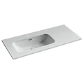 Раковина встраиваемая Ceramica Nova Element 100см CN7003L чаша слева, белая