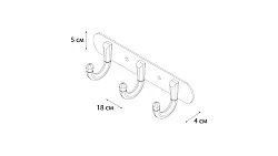 Крючок Fixsen Equipment FX-1713 хром
