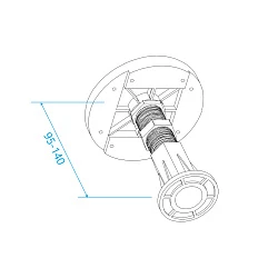 Ножки для поддона RGW N-01 (10) 03230111-31