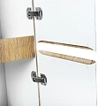 Шкаф-пенал BelBagno Albano 32 ALBANO-1600-2A-SC-RR-P подвесной Rovere Rustico
