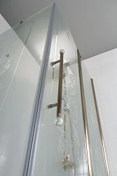 Душевой уголок Cezares Giubileo 90x90см GIUBILEO-A-11-90-CP-G-L профиль золото, стекло прозрачное