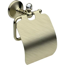 Держатель туалетной бумаги Art&Max Antic Crystal AM-E-2683SJ-Br с крышкой, бро