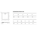 Душевой поддон Excellent Lavano 90x90см BREX.1102.090.090.CON серый