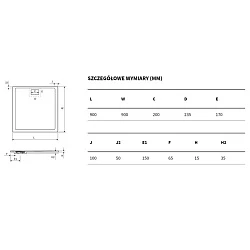 Душевой поддон Excellent Lavano 90x90см BREX.1102.090.090.CAN бежевый