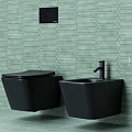 Унитаз подвесной Ceramica Nova Metric CN3007MB черный матовый