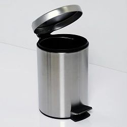 Ведро для мусора Wasserkraft K-665 5л, хром