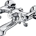 Смеситель для ванны с душем BelBagno SLIP SLI-VAS-CRM/FOGLIO хром