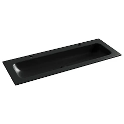 Раковина встраиваемая Ceramica Nova Grace 120см CN7016MB черная матовая