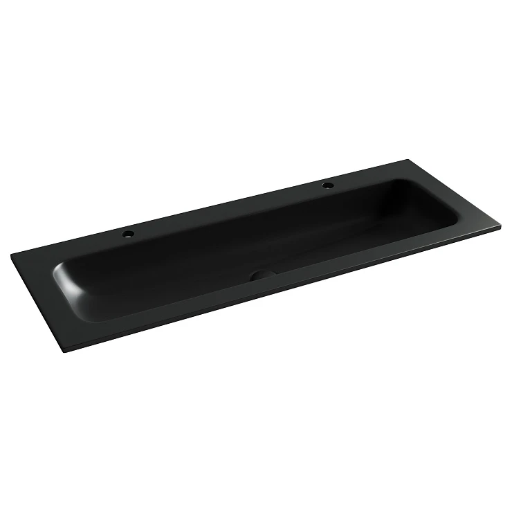 Раковина встраиваемая Ceramica Nova Grace 120см CN7016MB черная матовая