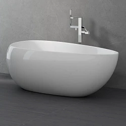 Акриловая ванна Black & White Swan SB227 170x95см 227SB00 белая глянцевая