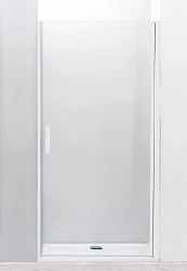 Душевая дверь в нишу Cezares 90см RELAX-B-1-90-P-Bi-R профиль белый, стекло рифленое