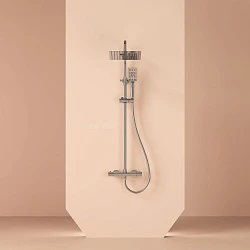 Душевая стойка Sancos Kanedo SC7100CH с термостатом, хром