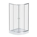 Душевой уголок AM.PM X-Joy 90x90см W88E-205-090MT64 профиль матовый хром, стекло прозрачное