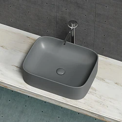 Раковина накладная Ceramica nova Element 505*380*150мм CN6052MDH антрацит матовая