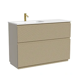 Тумба под раковину Sancos Folk Floor 120 FL120FLCP левая, напольная, капучино
