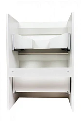 Тумба с раковиной Style Line Даллас 110 напольная, левая, белый глянец